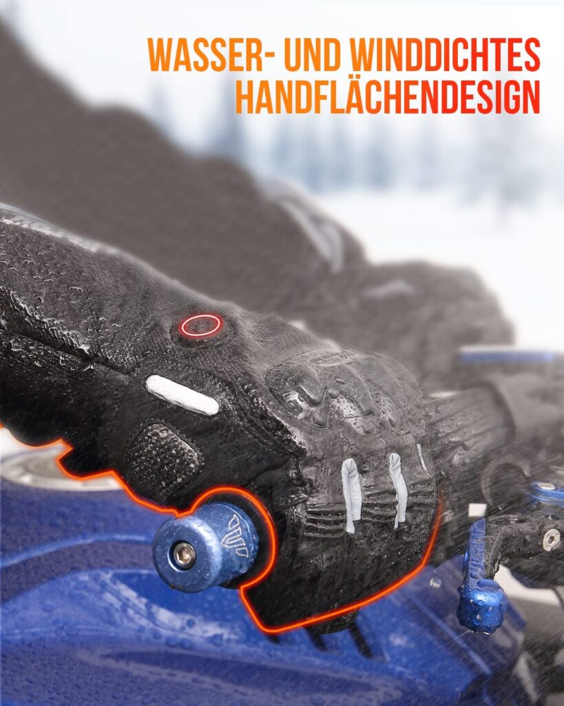 especificaciones de guantes calefactables de la marca ISSYZONE sensores de temperatura